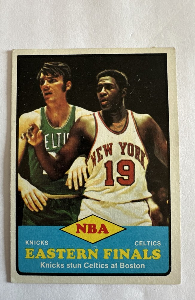 1973-74 Topps – NBA Eastern Finals Willis Reed, Hank Finkel #66 (RC)