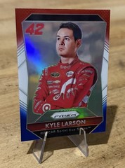 Kyle Larson 2016 Prizm RED WHITE & BLUE Parallel NASCAR Racing PRIZM