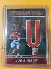 2022 Panini Donruss Elite Joe Burrow Spellbound Set Green Cincinnati Bengals
