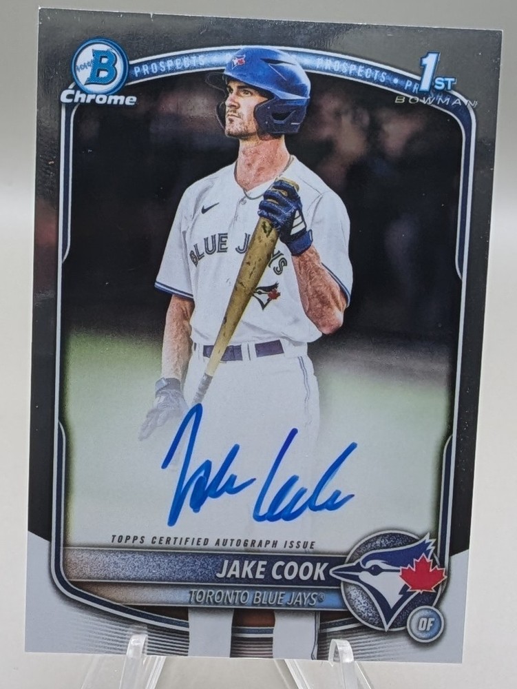 2025 Bowman Draft – Chrome Prospect Autographs Jake Cook #CPA-JC (AU, RC)