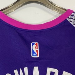 Anthony Edwards #5 Embroidered Purple V-neck Sizes S-2XL