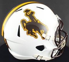 Wyoming Cowboys Riddell Speed Full Size Replica NCAA Football Helmet