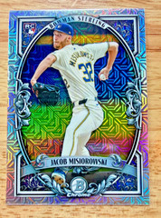 2026 Bowman Chrome #BST-13 Jacob Misiorowski Sterling Mojo Refractor (RC)