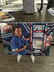2019 Father&rsquo;s Day Spirit of the Game Relics /25 Vladimir Guerrero Jr Rookie RC