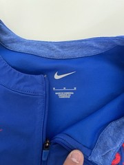 Nike SMU Mustangs 1/4 Zip Long Sleeve Pullover Sweatshirt M Blue/Red