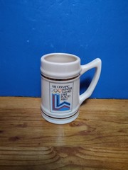 Vintage Limited Edition 1980 Olympic Winter Games Lake Placid Beer Stein EUC