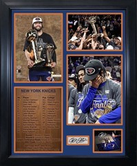 Framed NY Knicks 2025-2026 NBA Finals Jalen Brunson Facsimile Auto 8&Prime;x 10&Prime; Photo