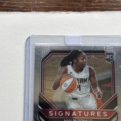 Panini 2021 Prizm WNBA Aari McDonald RC Auto Atlanta Dream Signatures SG-AMC