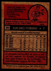 1975 Topps #24 Al Fitzmorris – VG