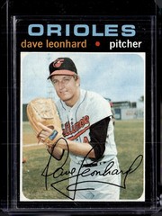 1971 Topps #716 Dave Leonhard High Number SP Orioles VG-EX (crease)