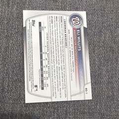 Eli Willits 2025 1st Bowman Draft BD-1 Washington Nationals