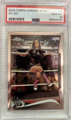 AJ Lee PSA 10 Topps WWE 2014 Chrome
