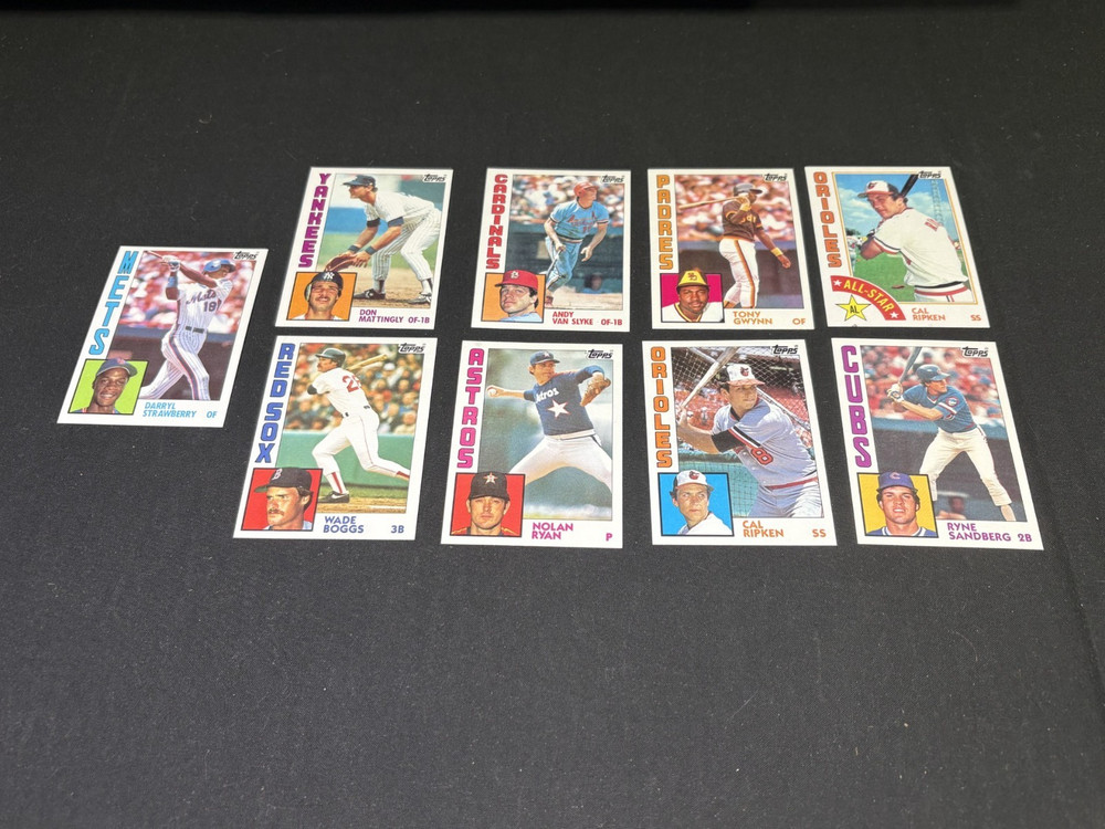 Topps 1984 Baseball Complete Set 1-792 Mattingly Strawberry RC NM-MT