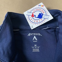 Antigua M Medium Genuine MLB Succeed Desert Dry Milwaukee Brewers Navy Women