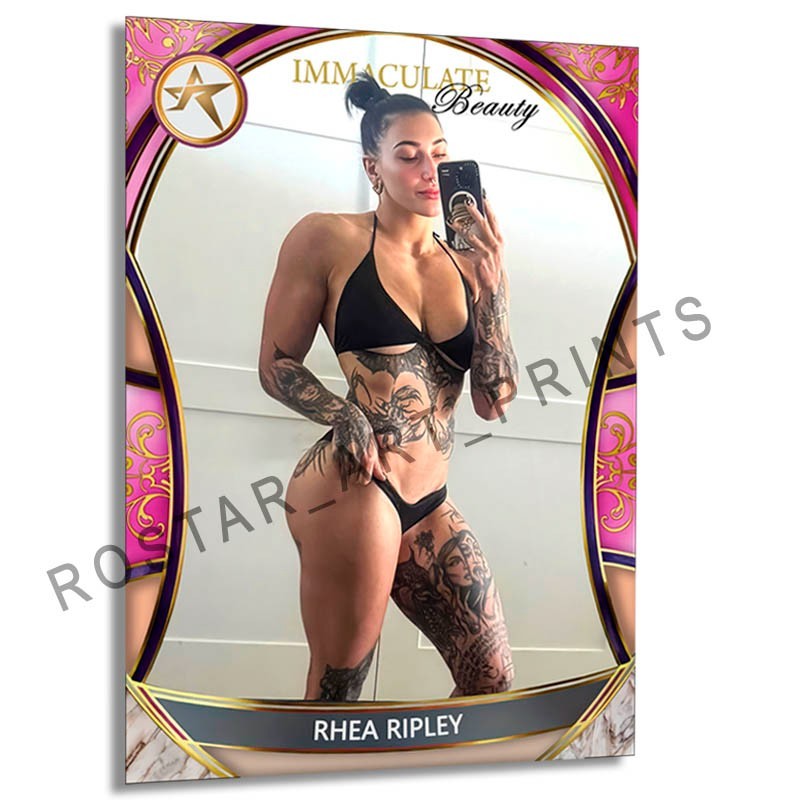 RHEA RIPLEY Wrestling Beauty Card GOF Rostar CUSTOM SP Limited Card RRY4