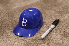 1938- 1955 Brooklyn Dodgers Robinson Vintage Stadium Ice Cream Helmet Sundae Cap
