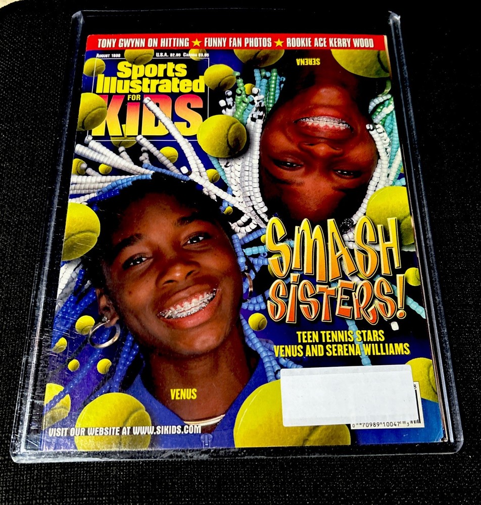Serena Venus Williams ROOKIE COVER SI for Kids 1998 Smash Sisters W RC POSTER