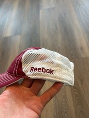 Vintage Reebok Washington Redskins NFL On-Field Maroon and White Mesh Hat