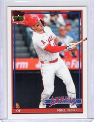 2026 Topps #T91-1 Mike Trout 1991 Topps Baseball 35th Anniversary (Series One)