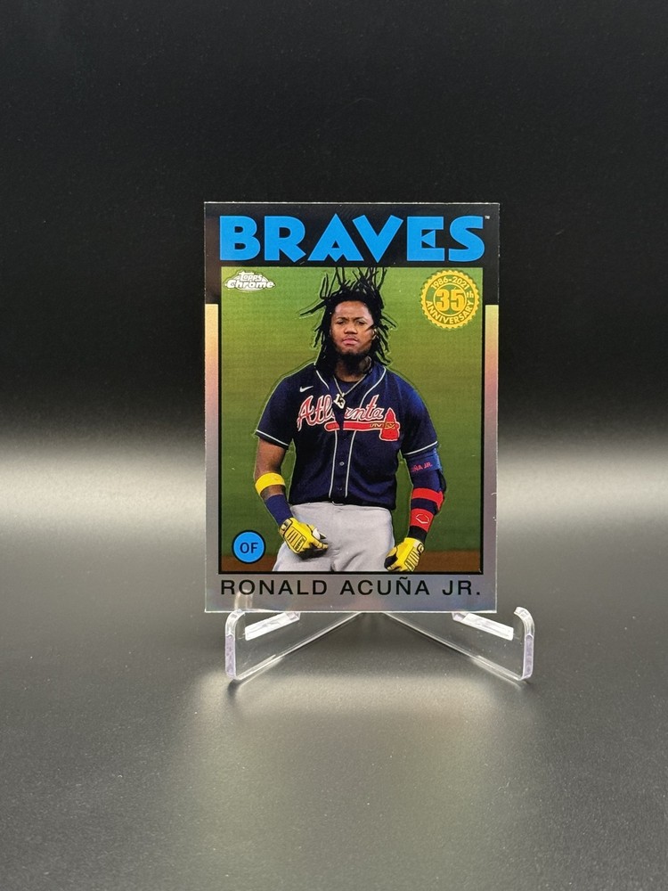 2021 Topps Chrome – 1986 Topps Baseball Ronald Acuña Jr. #86BC-3