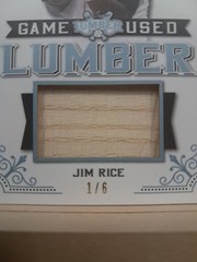2021 Leaf Lumber Jim Rice Jumbo Bat Relic 1/6 Red Sox Legend
