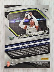 2025 WNBA Prizm-Arike Ogunbowale-Logo/White Seismic/Ice/Base Prizms-Lot of 4