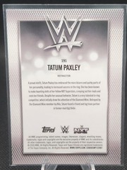 Tatum Paxley 3 Card Lot 2026 Topps Chrome 191 Base & Refractor, Cosmic 131 Base