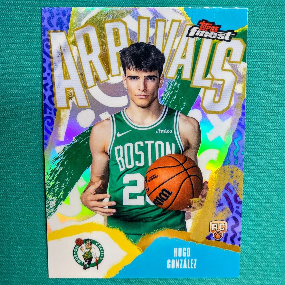2025-26 Topps Finest – Arrivals Hugo Gonzalez #A-28 Refractor (RC)