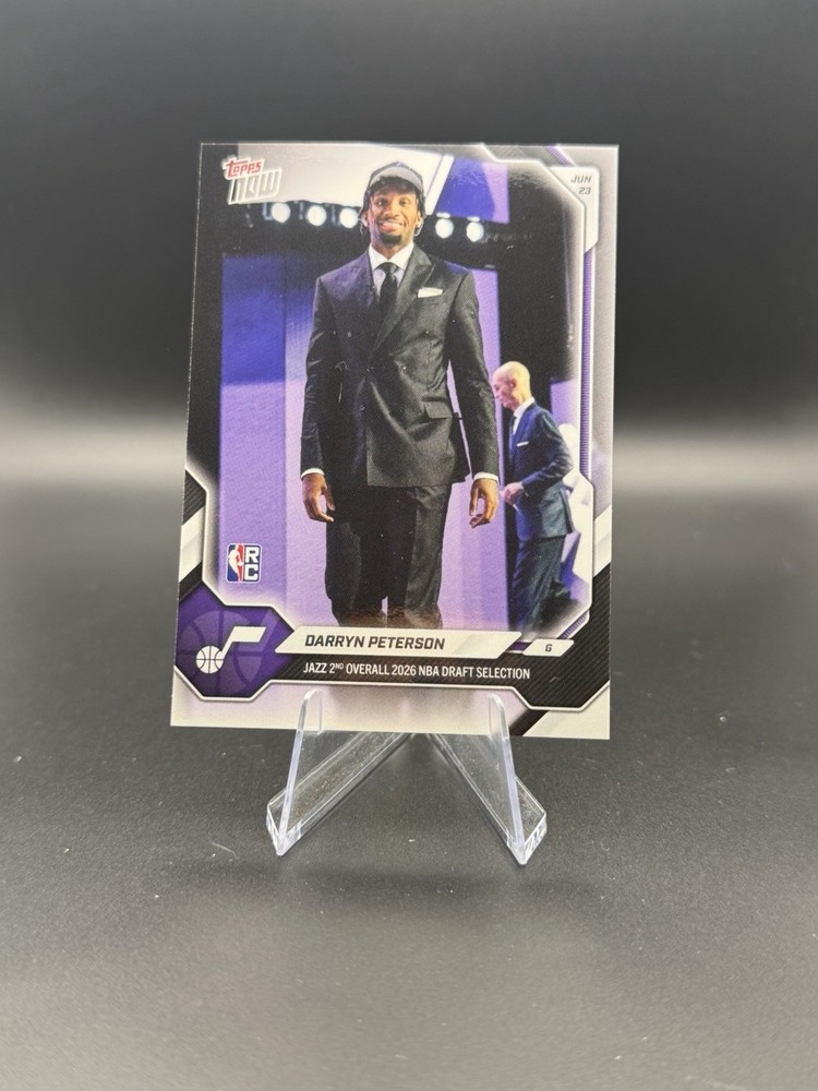 2025-26 Topps Now NBA Draft 2nd Overall #DPET Darryn Peterson RC Rookie