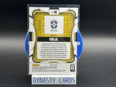 2026 Prizm FIFA World Cup Vini Jr. Fluorescent Blue Wave Prizm /225