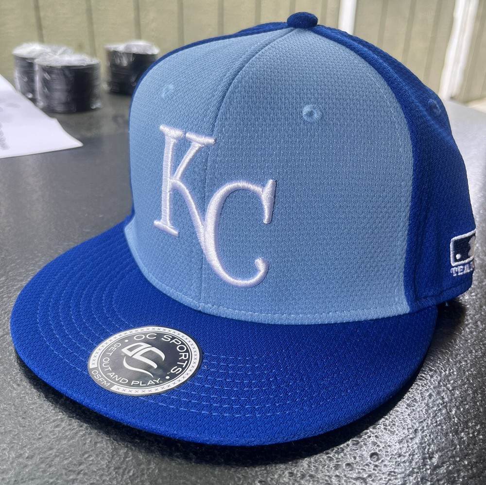 KANSAS CITY ROYALS Color Block MLB Replica OC Baseball Adjustable ADULT Hat NEW!