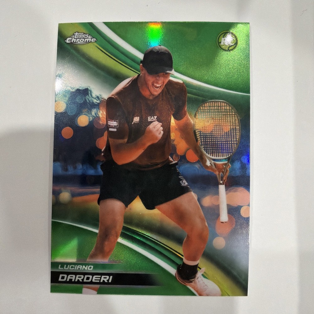 2025 Topps Chrome Tennis Lime Green Parallels – U PICK – Combine & Save