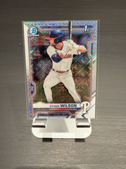 Ethan Wilson – 2021 Bowman Draft Lot – Autograph C21-EW, Refractors BDC-140 ++++