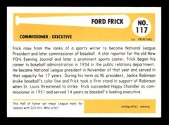 1980-87 SSPC HOF #117 Ford Frick