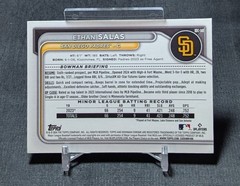 Ethan Salas Chrome Prospect Rookie 2024 Bowman Draft #BDC-140 San Diego Padres
