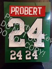 Chicago Blackhawks Lettering Custom ANY YR Name Number UNSEWN kit for Jersey