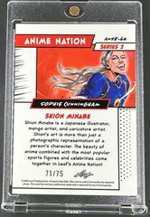 /75 Sophie Cunningham Blue Holo 2026 Leaf Anime Nation Series 2 Indiana Fever