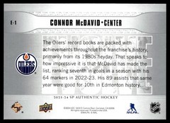 CONNOR MCDAVID 2023-24 SP AUTHENTIC EVOLVE EDMONTON OILERS #E-1