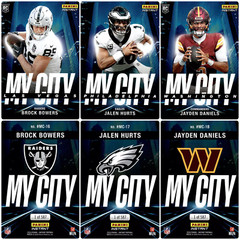 (32) 2024 Panini Instant Football – NFL MY CITY 1/587 SP – Complete Set – RC 🔥