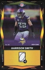 2024 UNO Elite NFL Yellow Foil Harrison Smith Card #162 – Minnesota Vikings