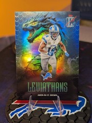 2025 Topps Signature Class Leviathans #L-4 Amon-Ra St. Brown SSP Detroit Lions