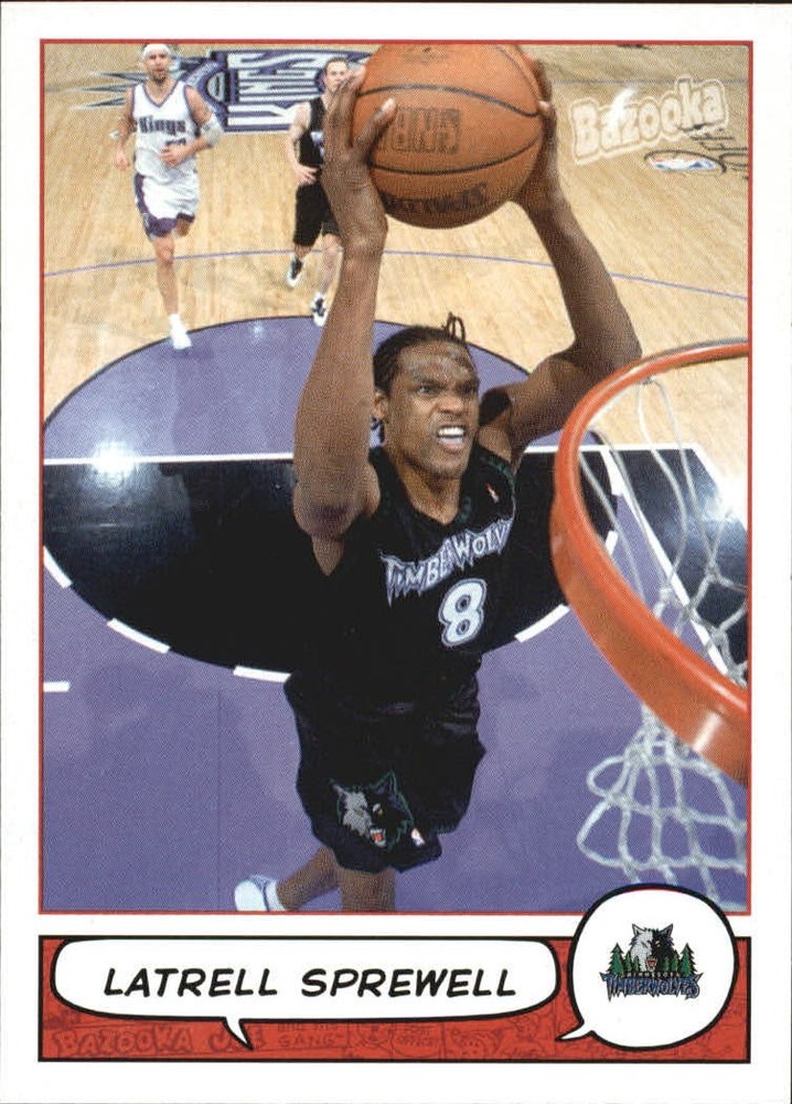 2004-05 Topps Bazooka #8 Latrell Sprewell – BSK