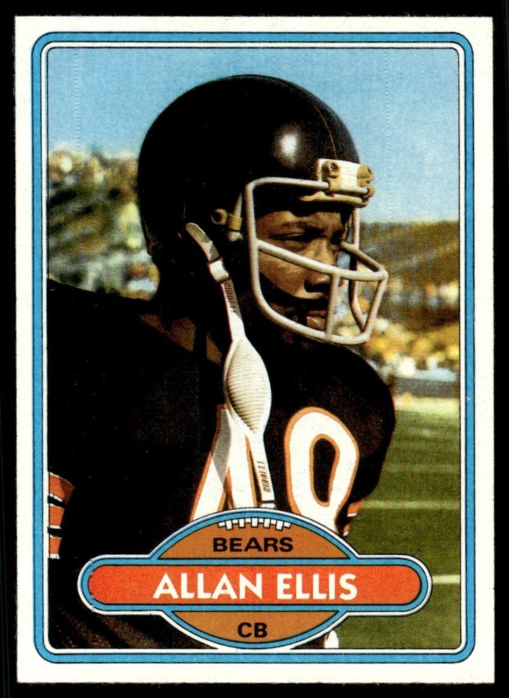 1980 Topps Allan Ellis Chicago Bears #63