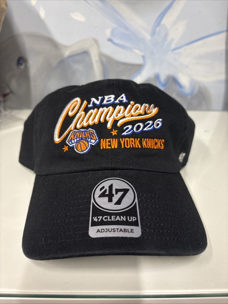 New York Knicks 2026 NBA CHAMPIONS &rsquo;47 CLEAN UP