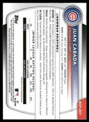 2025 Bowman Chrome 1st #BCP-207 Juan Cabada Prospects Mojo