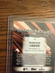 2026 Topps Finest Francisco Lindor Smashing Through SSP CASE HIT 1:163 Hobby