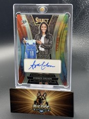 2025 Panini Select Sydney Colson #DSS-SC Draft Selections Tie Dye Prizm /25 SP