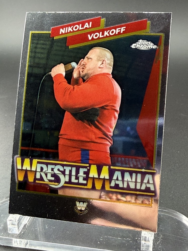 2026 Topps Chrome WWE – Wrestlemania Recall Nikolai Volkoff #WMR-6