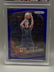 2025 Panini Prizm WNBA – Caitlin Clark #22 Blue Velocity Prizm Graded 10!