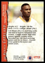 1993 Pro Set Russell Copeland Buffalo Bills #433